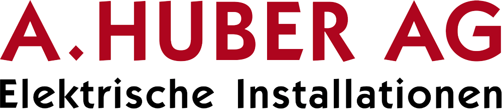 Logo von A. Huber AG - Elektrische Installationen