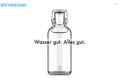 Screenshot der Startseite von meinwasser. GmbH